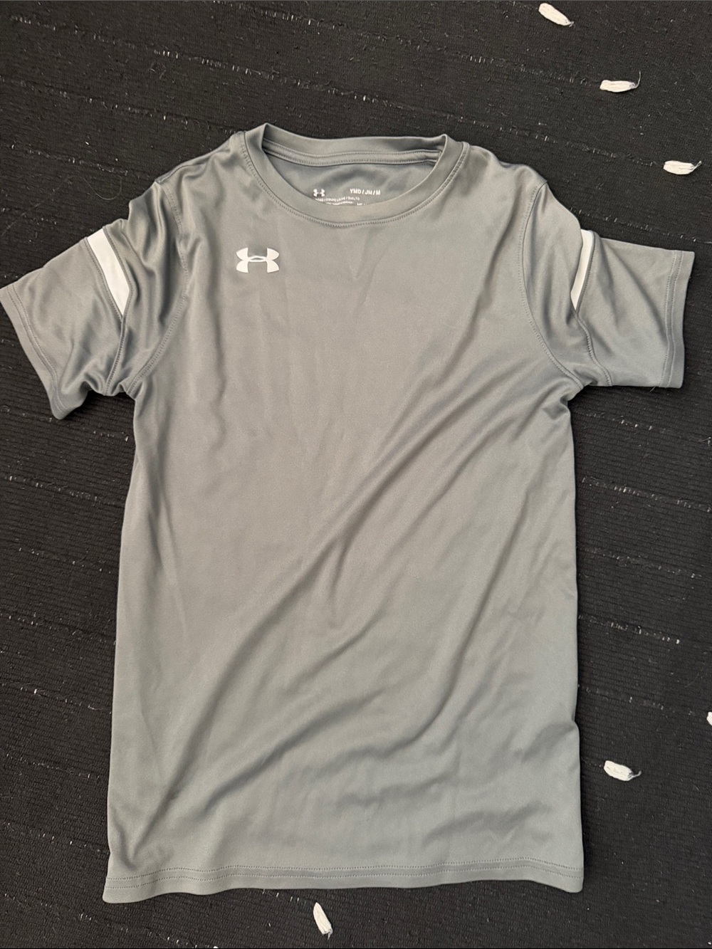 Under Armour Youth Gray Performance Short Sleeve Shirt